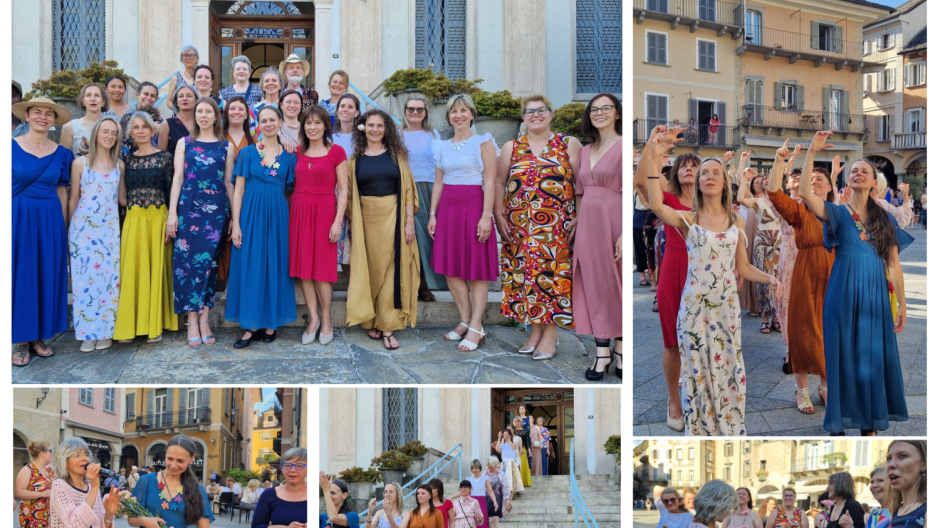 La Nelken Line è arrivata a Domodossola: si danza in fila indiana a ritmo di blues